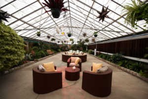 Lounge at Wedding at Philadelphia Horticulture Center